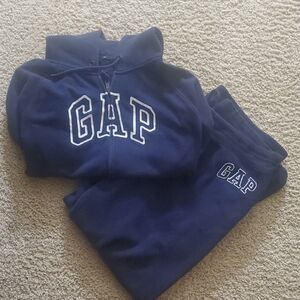 GAP Navy Blue Hoodie and Joggers Set